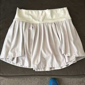 Gold Hinge Pleated Skirt